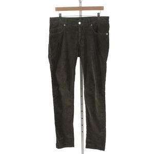 Masons Mens Brown Army Cotton Viscose Elastane Pants Button Closure Size 34
